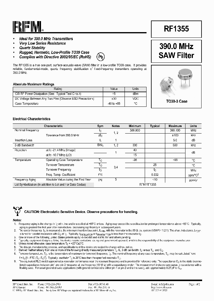 RF1355_1301196.PDF Datasheet