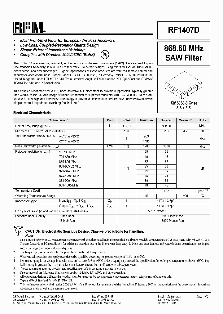 RF1407D_1301204.PDF Datasheet