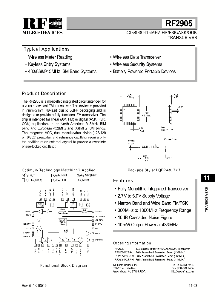RF2905_1161484.PDF Datasheet