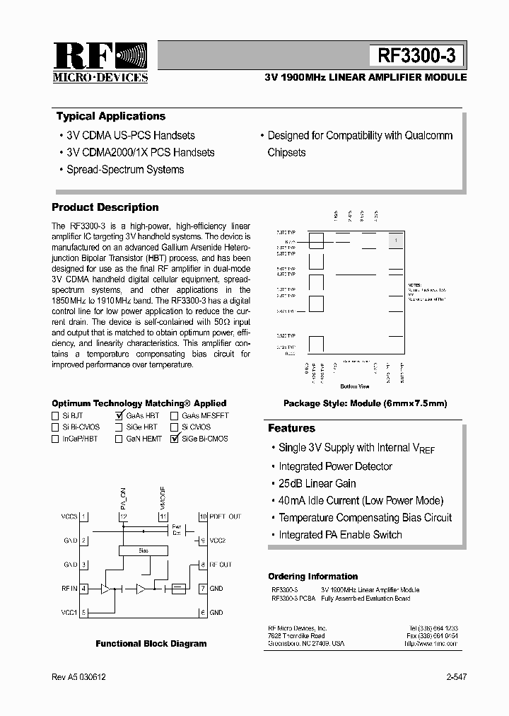 RF3300-3PCBA_655849.PDF Datasheet
