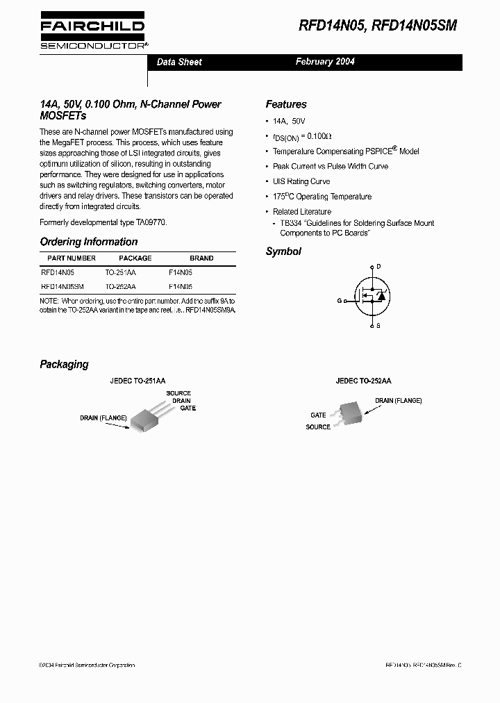 RFD14N05SM9A_1301524.PDF Datasheet