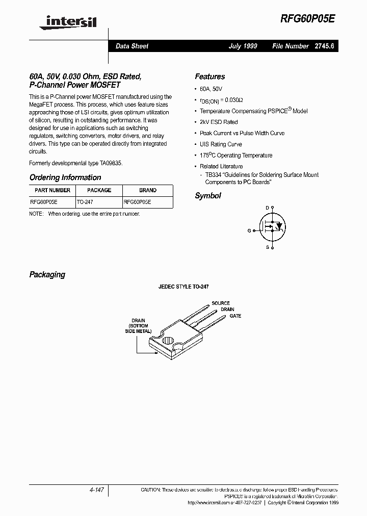 RFG60P05E_1054444.PDF Datasheet