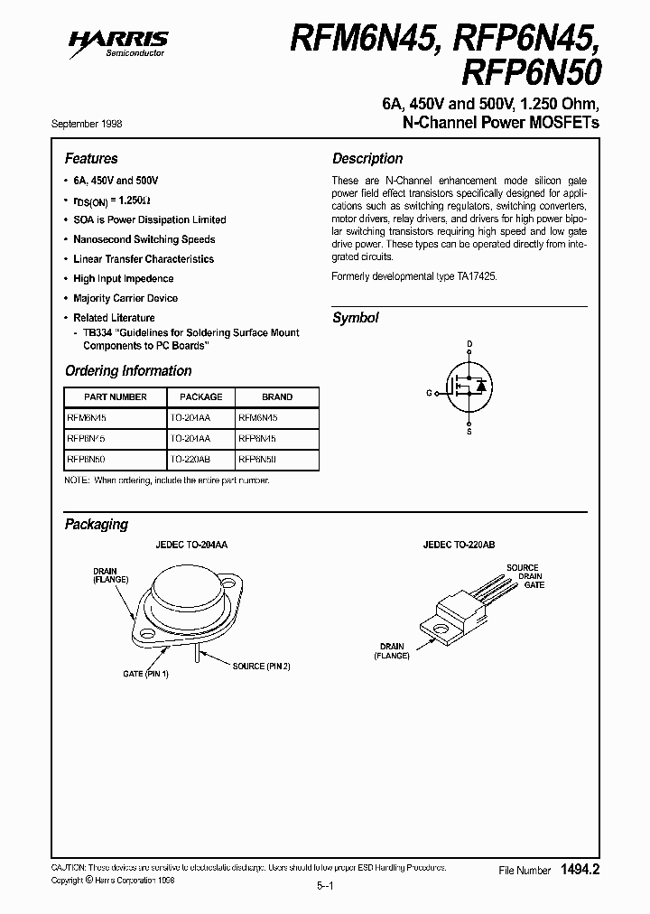 RFP6N50_1301644.PDF Datasheet