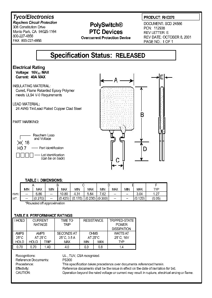 RHE070_1301782.PDF Datasheet