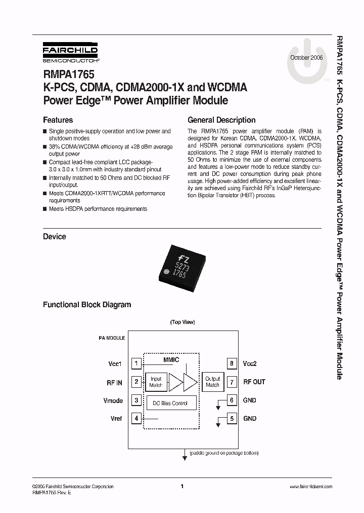 RMPA1765_1107770.PDF Datasheet
