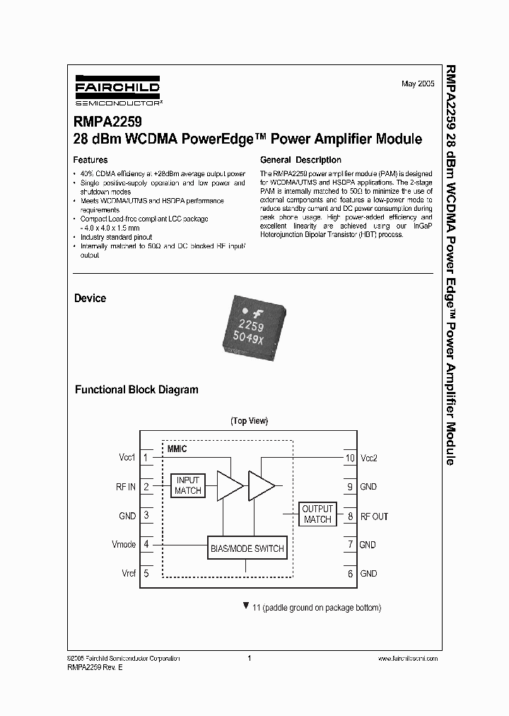 RMPA2259_1302232.PDF Datasheet
