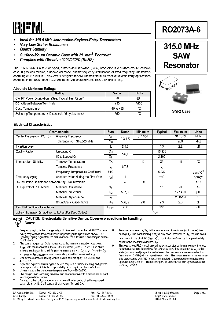RO2073A-6_1302407.PDF Datasheet