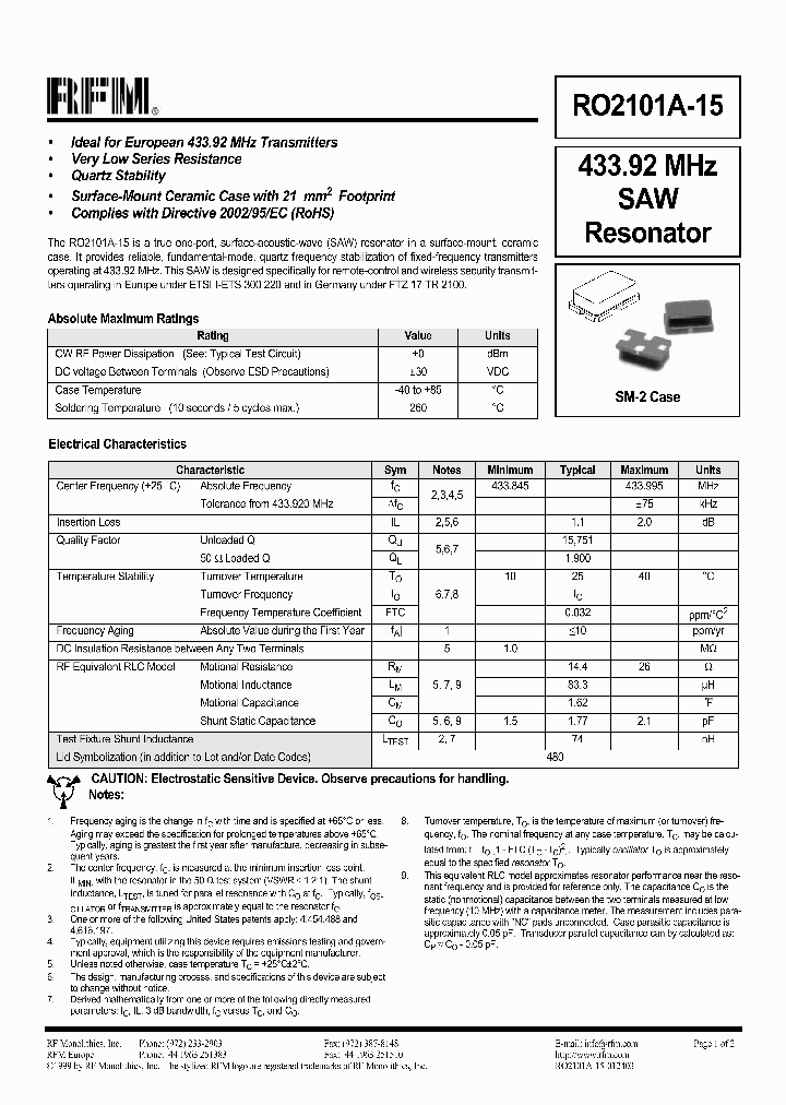 RO2101A-15_1302417.PDF Datasheet