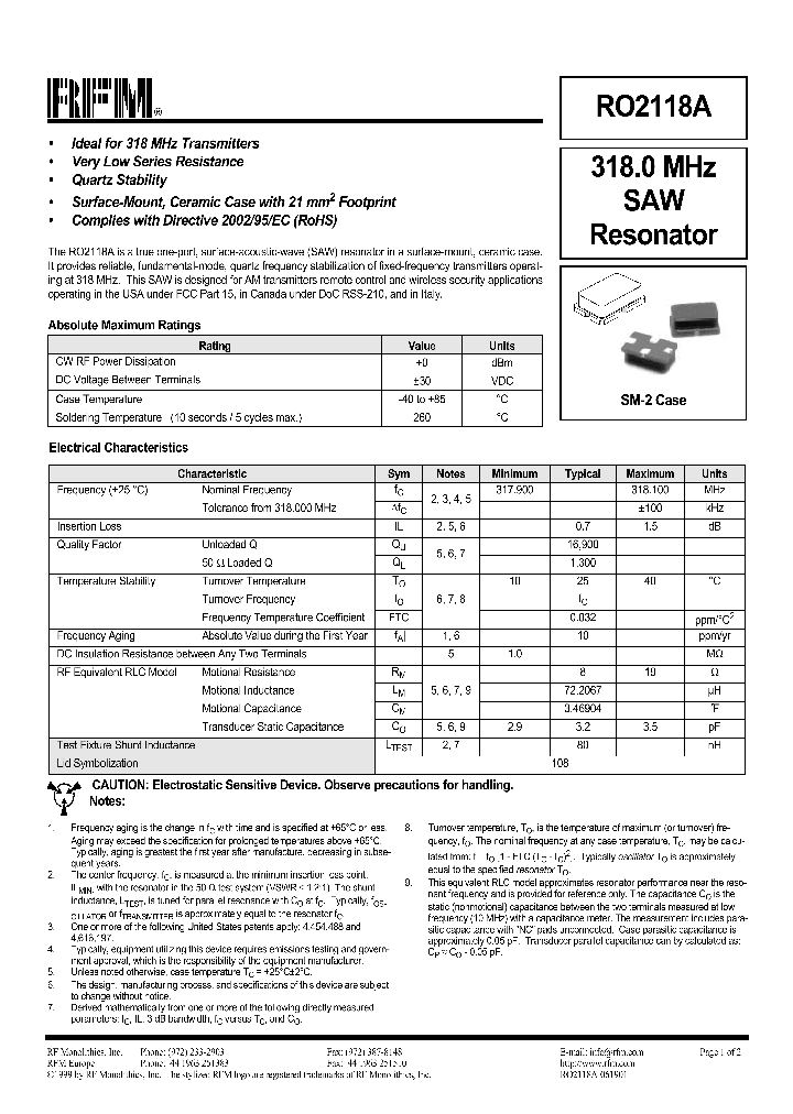 RO2118A_1302444.PDF Datasheet