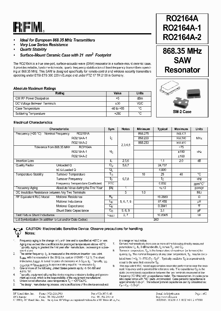 RO2164A-2_1302464.PDF Datasheet