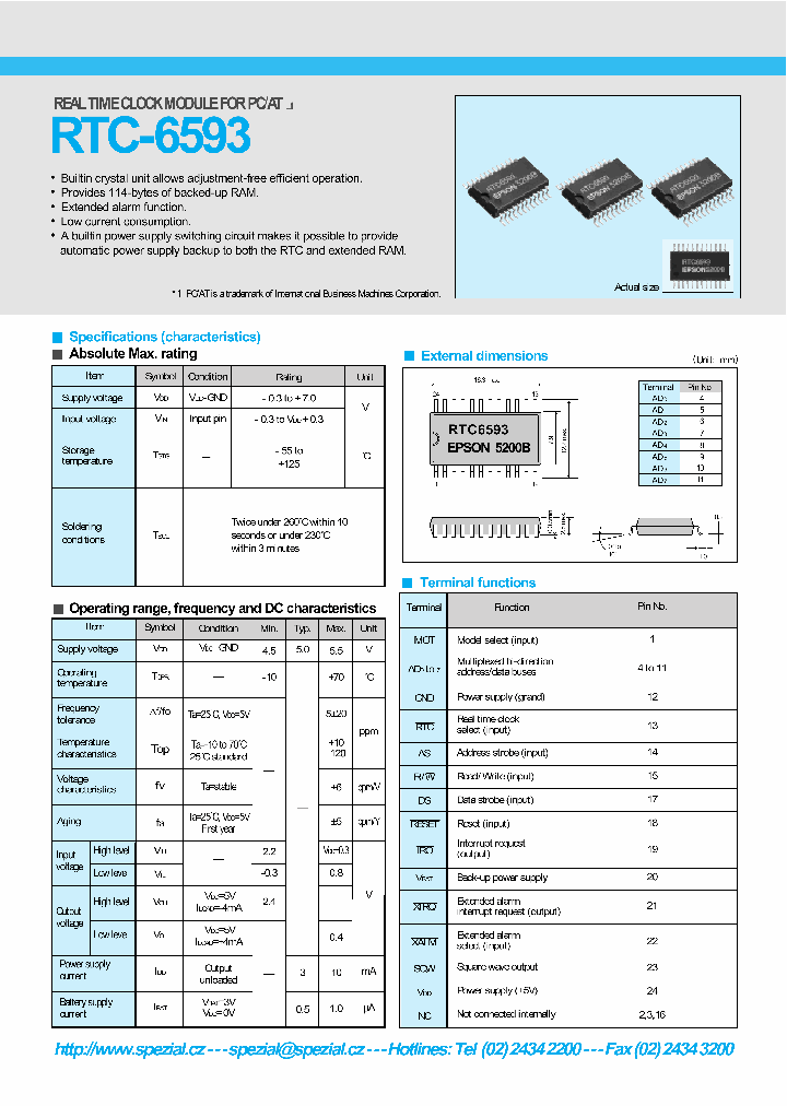 RTC-6593_1302902.PDF Datasheet