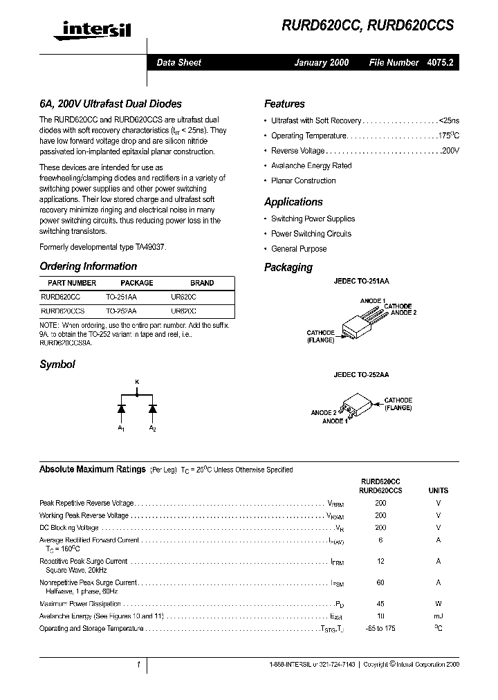 RURD620CCS_1302974.PDF Datasheet