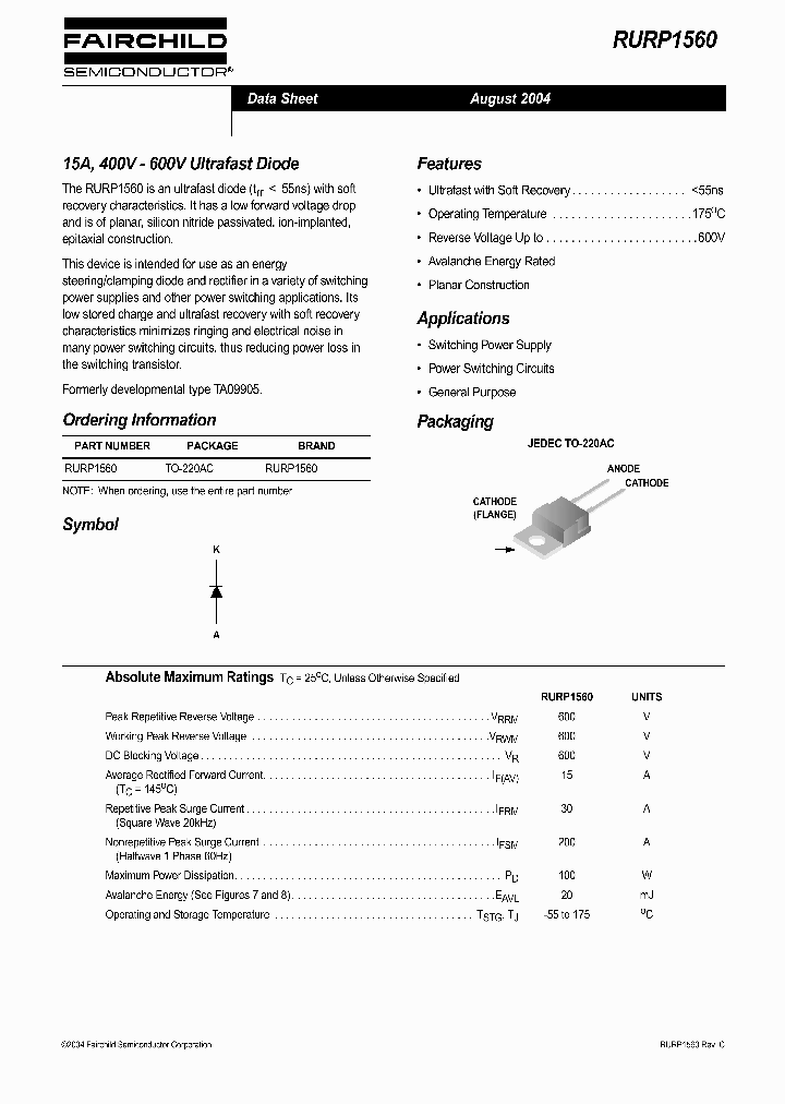RURP156004_1303016.PDF Datasheet