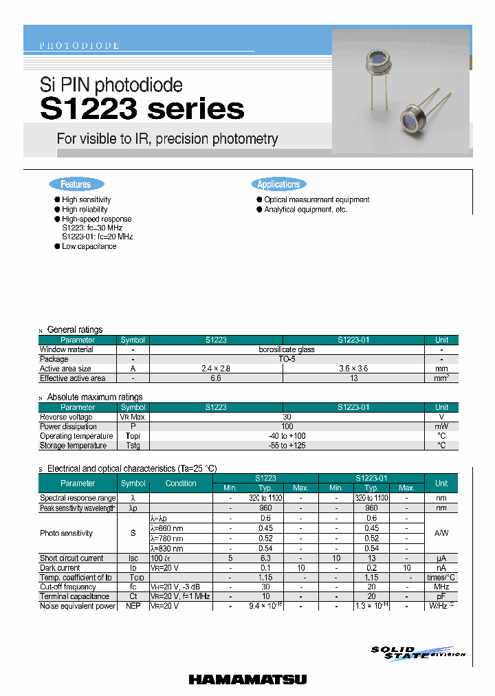 S1223-01_1303220.PDF Datasheet