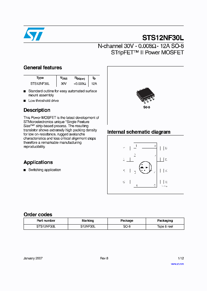 S12NF30L_1303228.PDF Datasheet