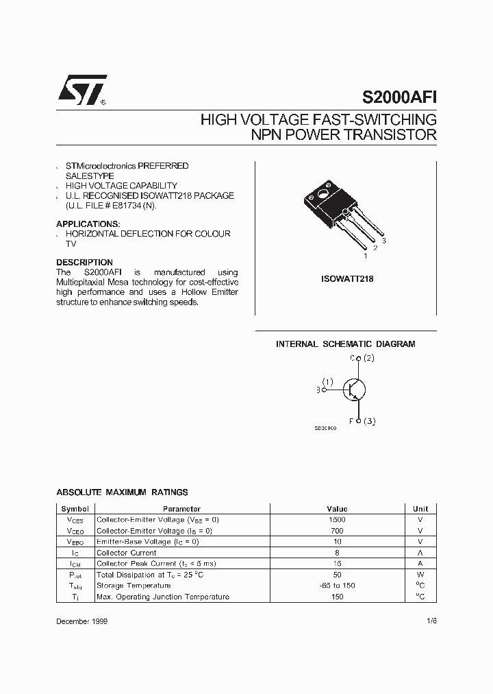 S2000AFI_1303415.PDF Datasheet