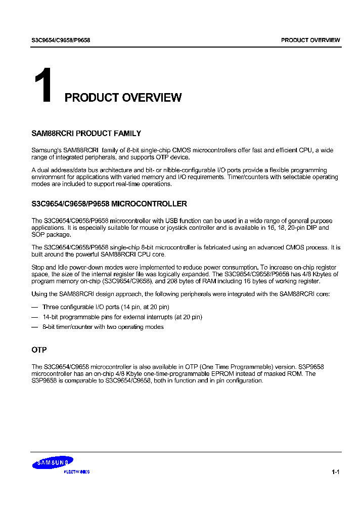 S3C9658_1303774.PDF Datasheet