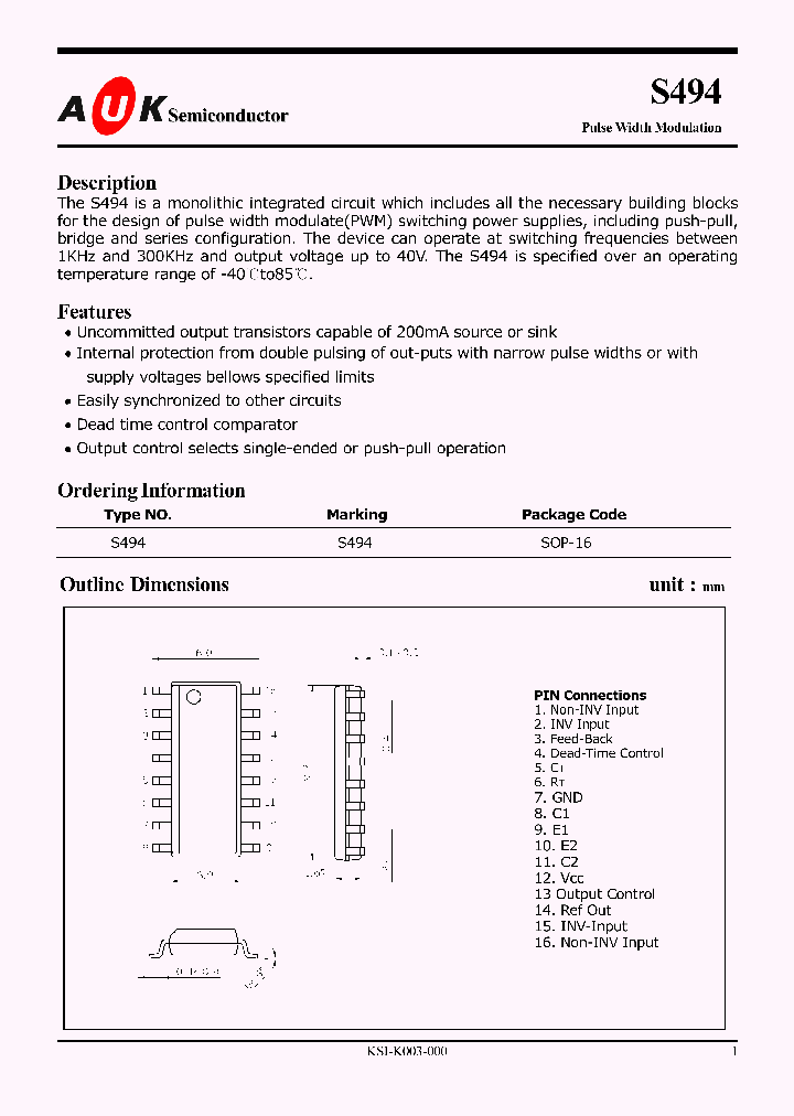S494_1303881.PDF Datasheet