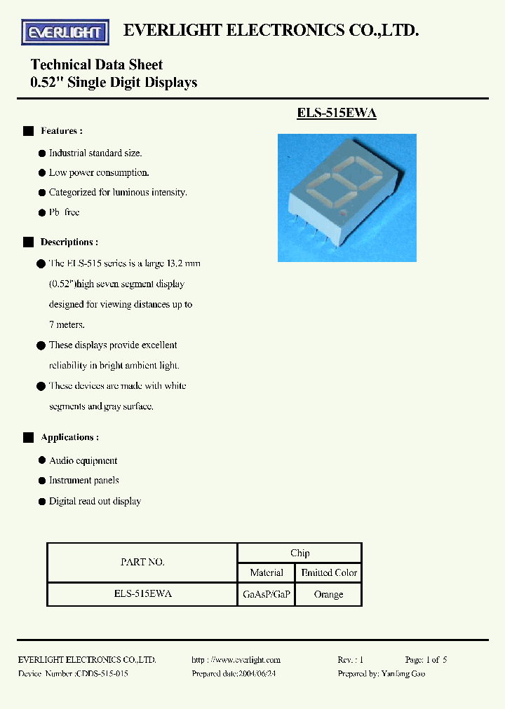 S515EWA_1303910.PDF Datasheet