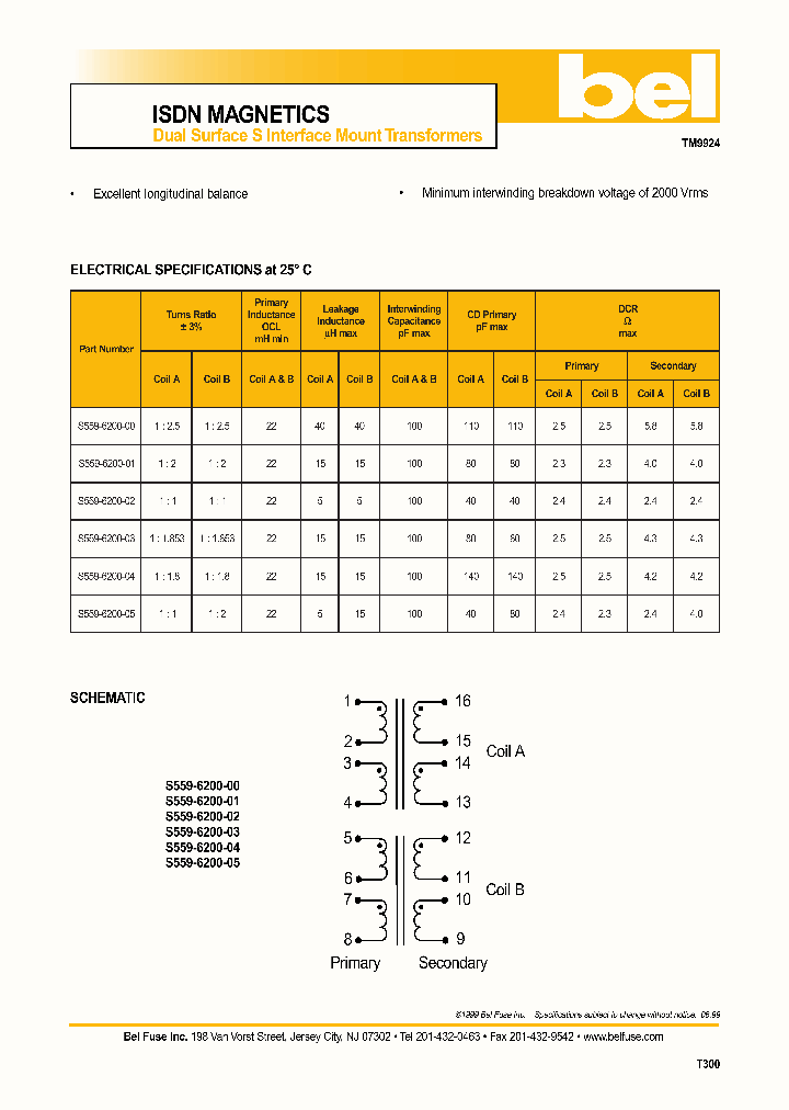 S559-6200-00_1101245.PDF Datasheet