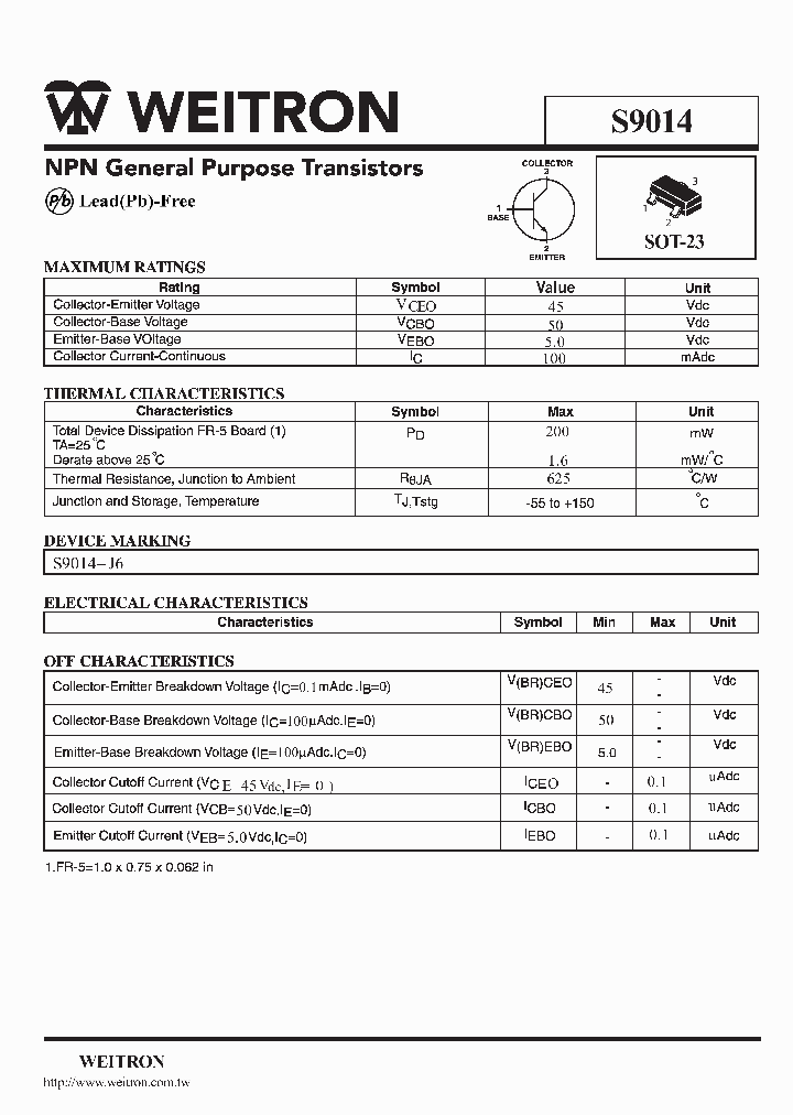 S9014LT1_1152938.PDF Datasheet