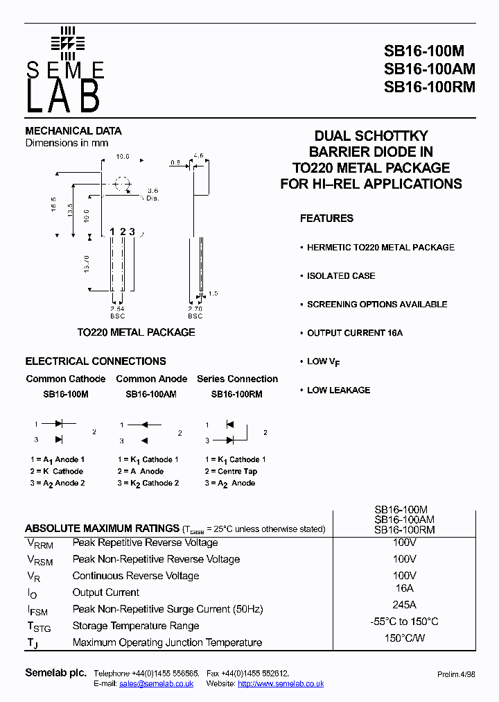 SB16-100RM_1305007.PDF Datasheet