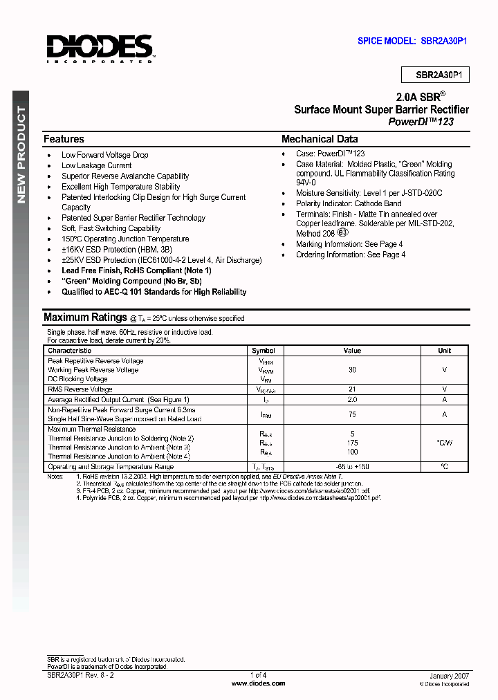 SBR2A30P1_1106627.PDF Datasheet