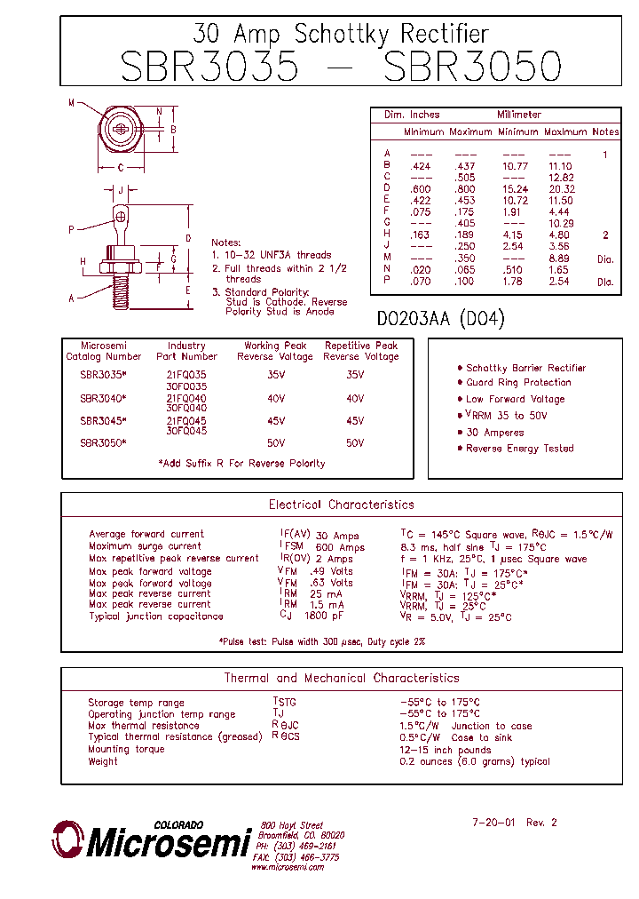 SBR3050_1305420.PDF Datasheet