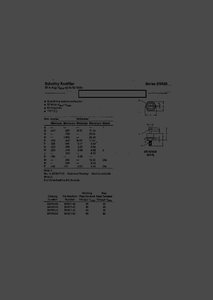 SBR8050_1305439.PDF Datasheet