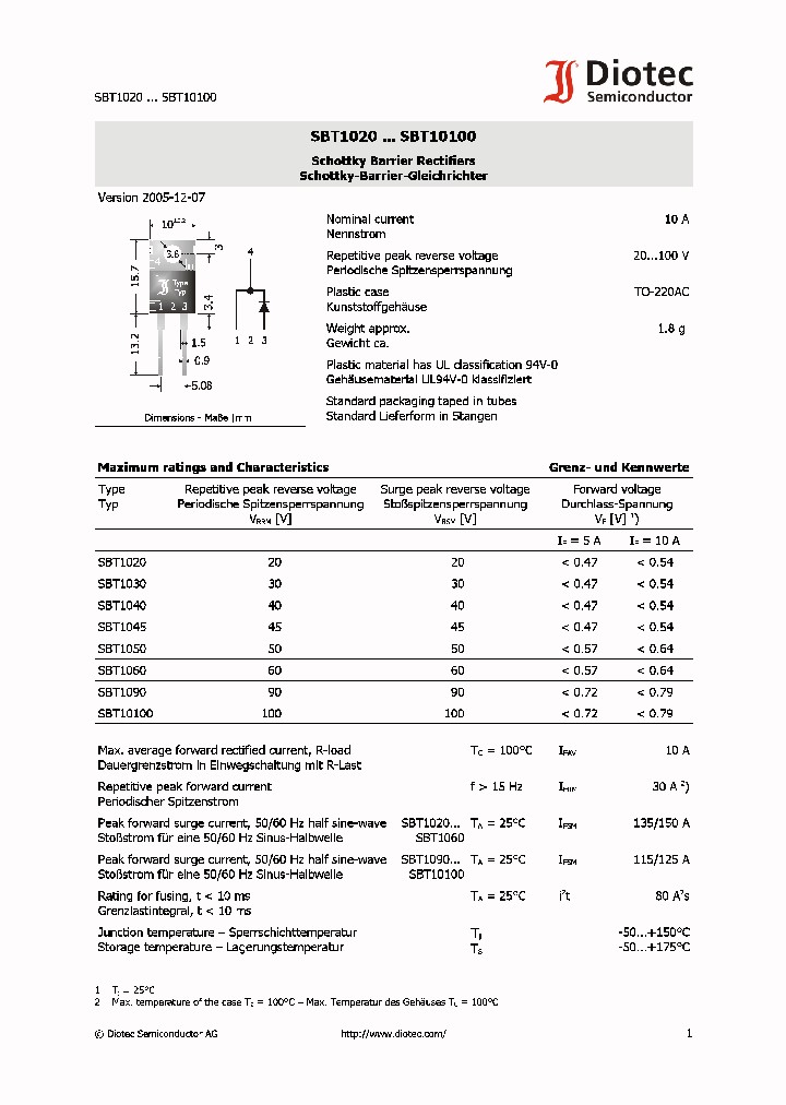SBT1040_1168250.PDF Datasheet