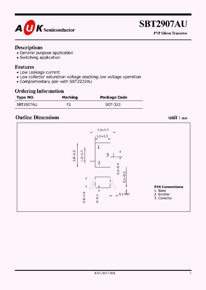 SBT2907AU_1305459.PDF Datasheet