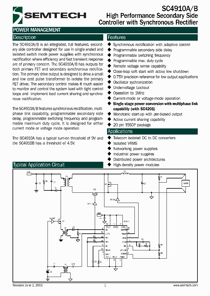 SC4910BITSTRT_1186556.PDF Datasheet