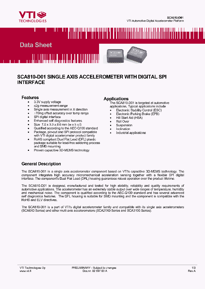 SCA810-D01_1025121.PDF Datasheet