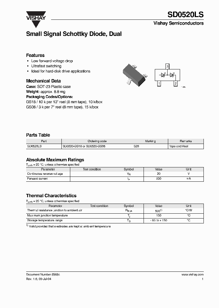 SD0520LS_1305989.PDF Datasheet