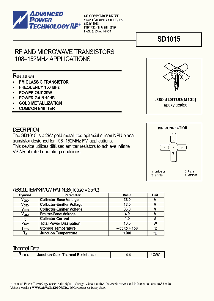 SD1015_1306009.PDF Datasheet