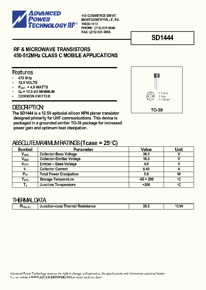 SD1444_1306148.PDF Datasheet