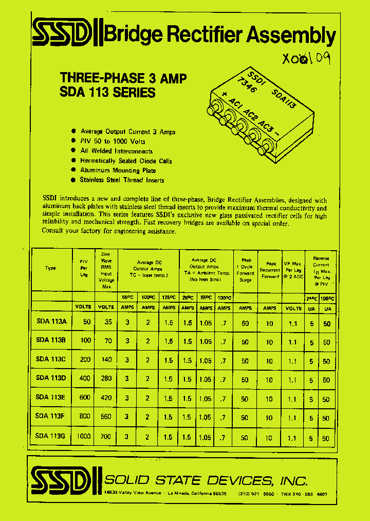 SDA113G_1306369.PDF Datasheet