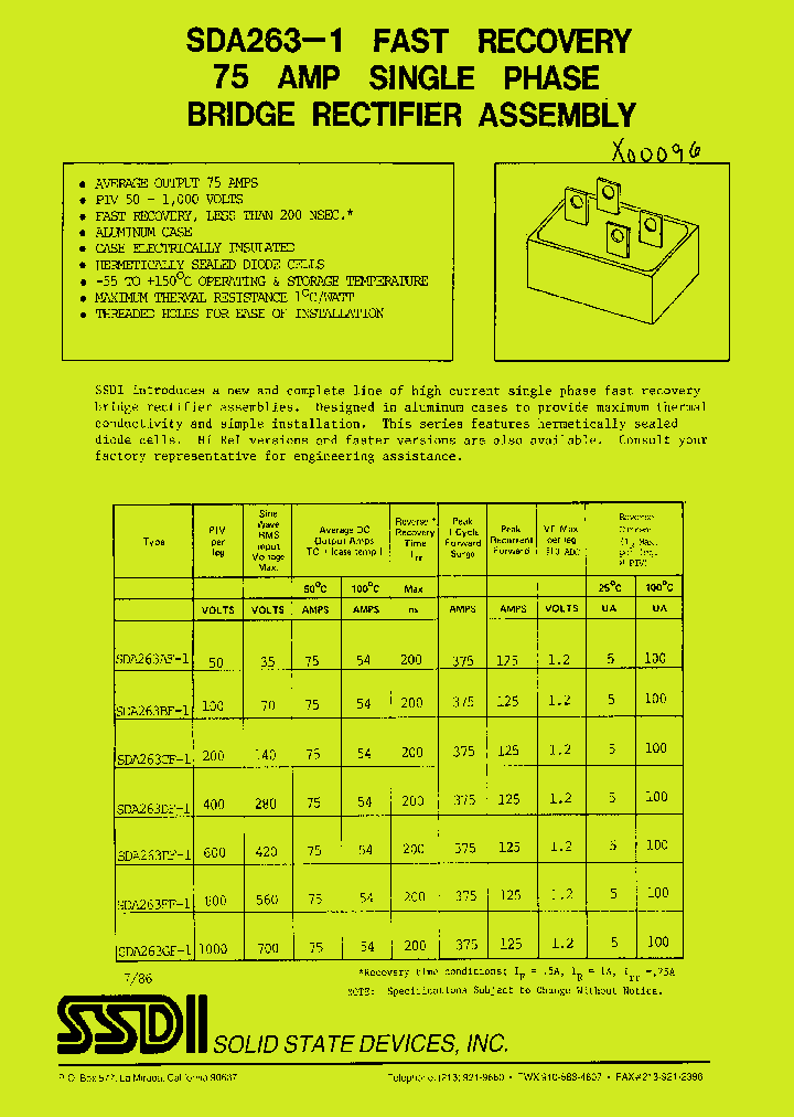 SDA263EF-1_1306403.PDF Datasheet