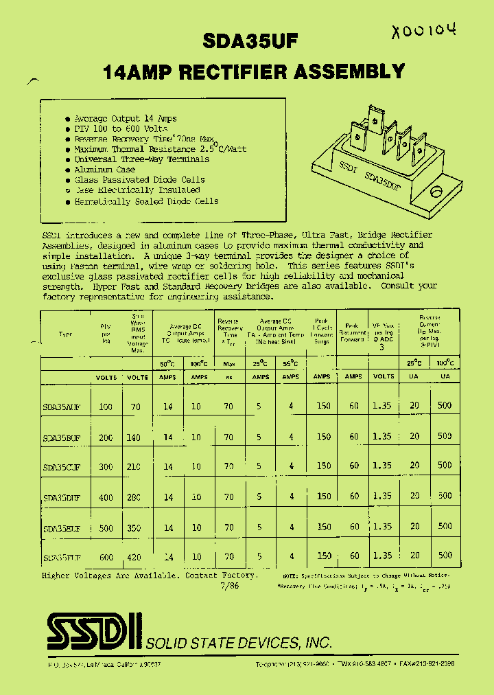 SDA35UF_1306425.PDF Datasheet