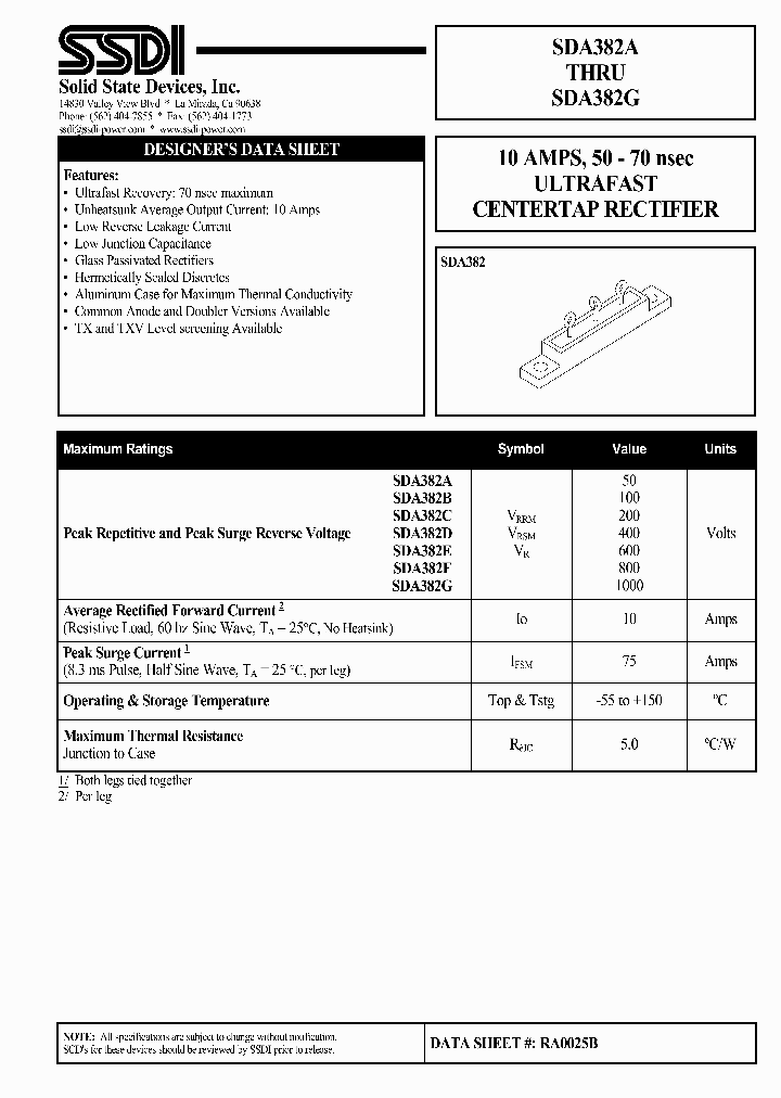 SDA382G_1306429.PDF Datasheet