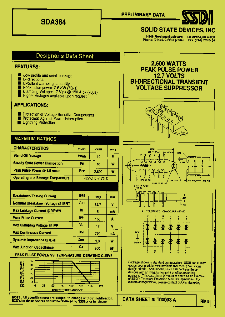 SDA384_1306430.PDF Datasheet