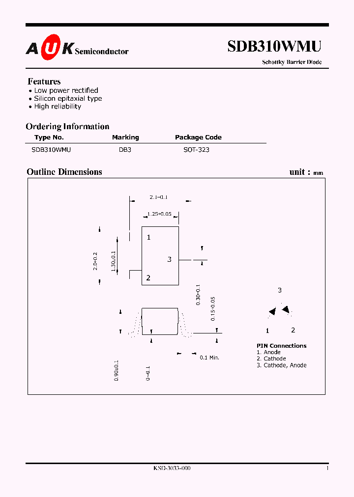 SDB310WMU_1306505.PDF Datasheet