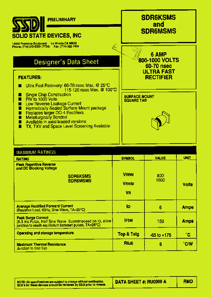 SDR6MSMS_1306691.PDF Datasheet