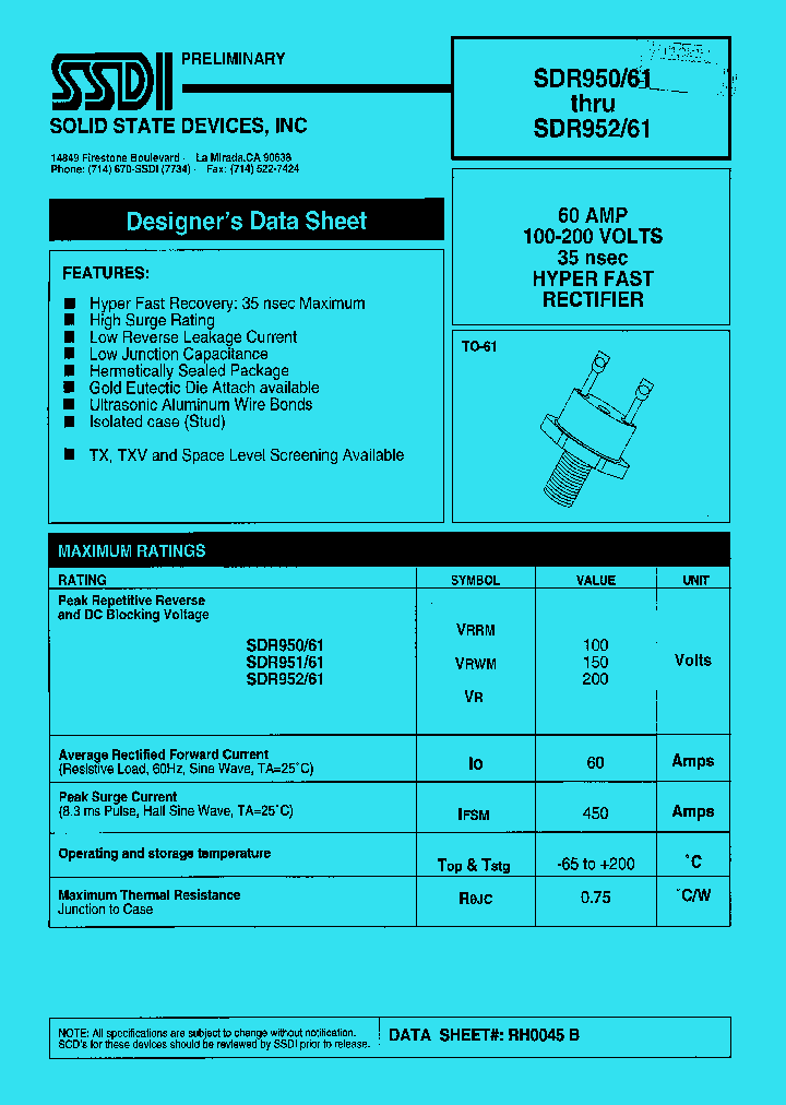 SDR95261_1159413.PDF Datasheet