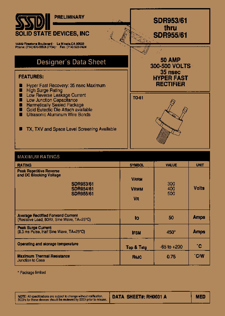 SDR95561_1306722.PDF Datasheet