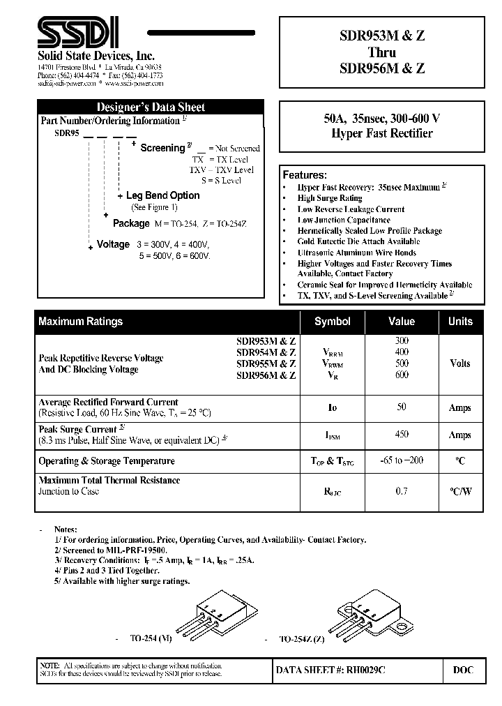 SDR956MZ_1306725.PDF Datasheet