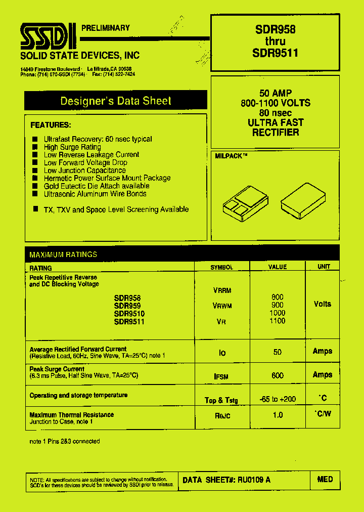 SDR959_1306726.PDF Datasheet