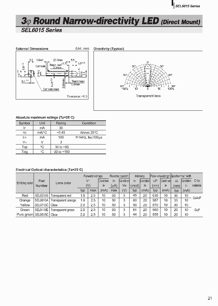 SEL6015_1111036.PDF Datasheet
