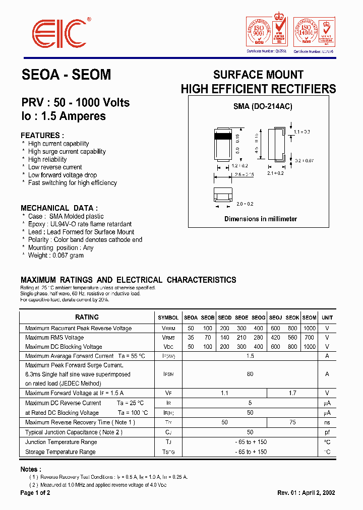 SEOB_1140918.PDF Datasheet