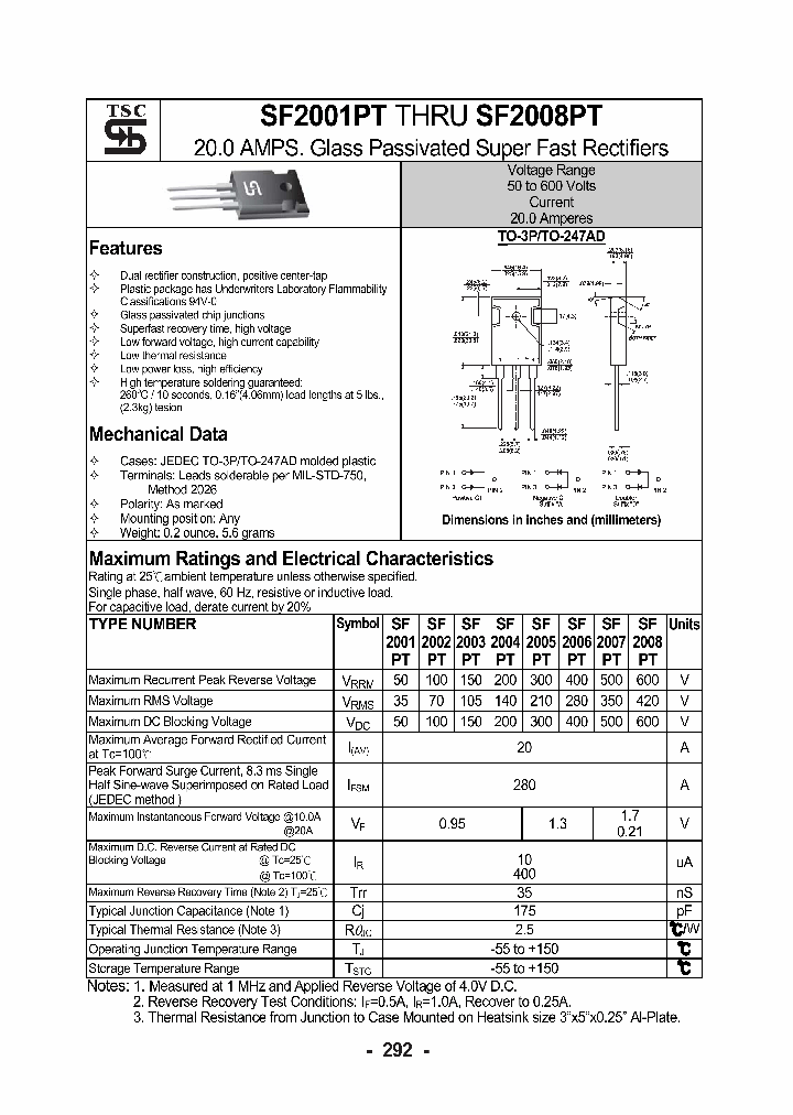 SF2008PT_1307249.PDF Datasheet